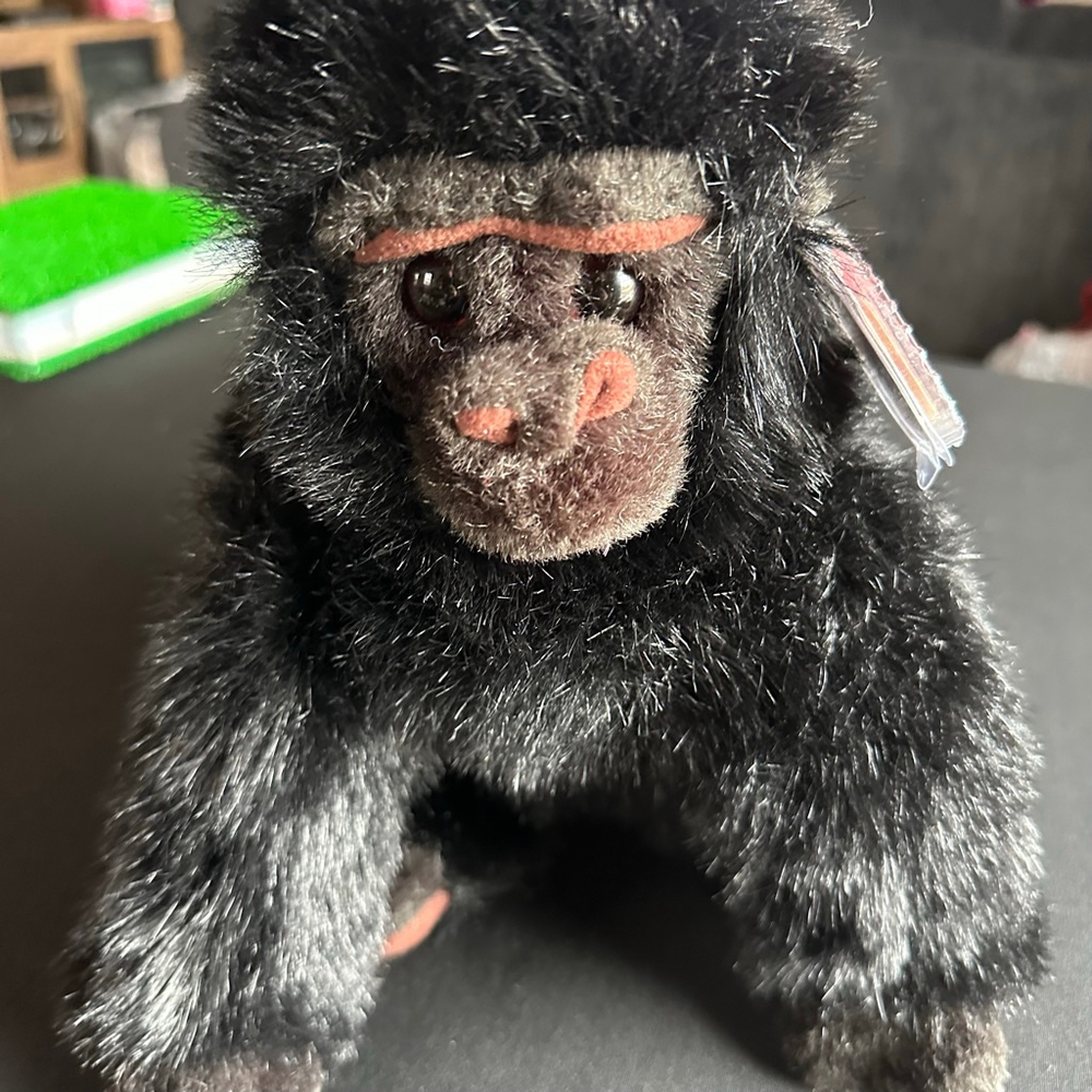 Baby George Ty Black Gorilla Stuffed Animal